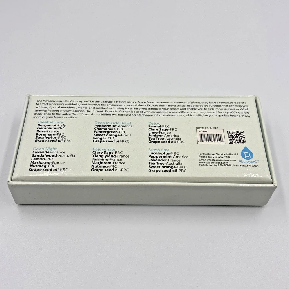 6 Pack of 100% Pure Essential Aromatherapy Oils Blends NEW